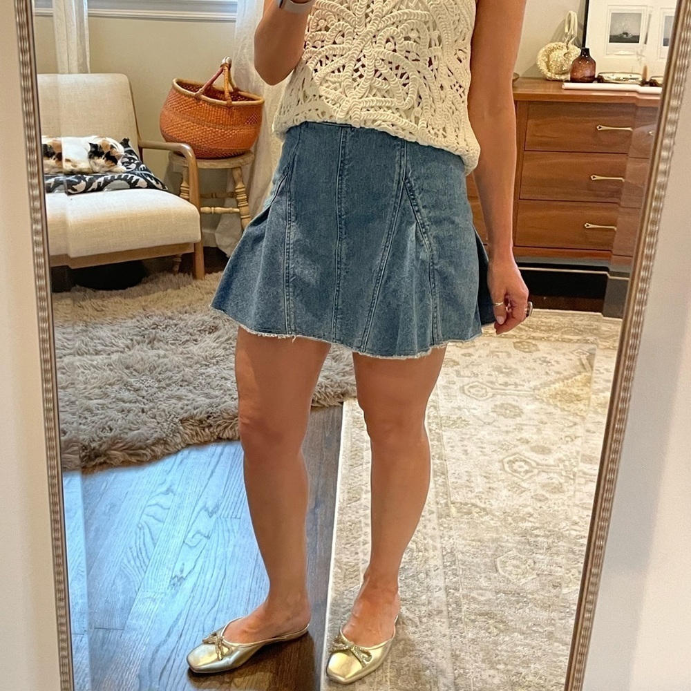 3.1 Phillip Lim Denim Mini Skirt - Picture 3 of 11